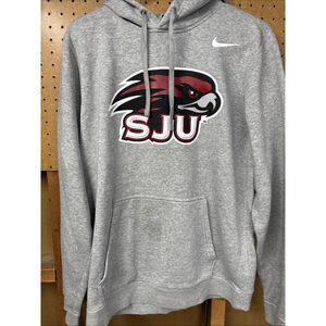 Saint Joseph's University Hawks Nike Hooded Sweatshirt Adult Medium W Flaws